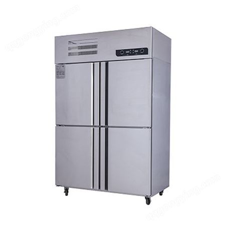 双温双控-500L四门冰箱商用冰柜 冷冻冷藏双温保 速冻大容量 厨艺佳 经久耐用