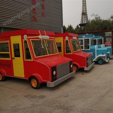定制售卖车餐车模型 威四方厂家 双层巴士复古车