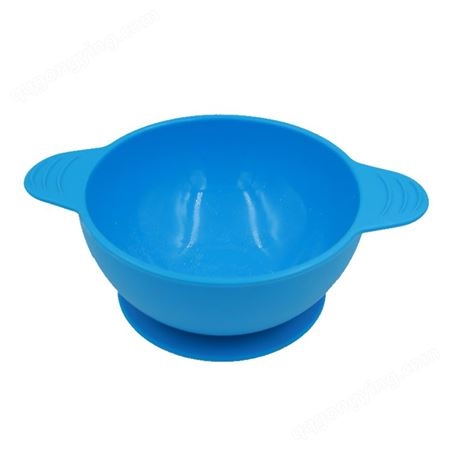 耐高温食品级婴儿硅胶辅食碗宝宝一体吸盘碗防摔隔热儿童餐具