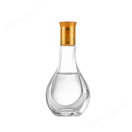 润耀 白酒瓶500ml晶白料玻璃小酒瓶自酿酒分装瓶空酒瓶