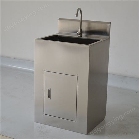 商用洗菜盆洗碗洗刷池厨房单人柜式水池一体式落地不锈钢水槽