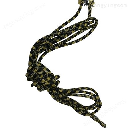 0210三兴丙纶绳 涤纶包芯松紧绳 宠物专用绳 彩色鞋带编织绳