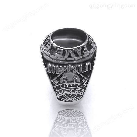 今泊二丨（加工订制）贵气十足的镶玛瑙古典精细图案可长期配戴的运动戒指 指环