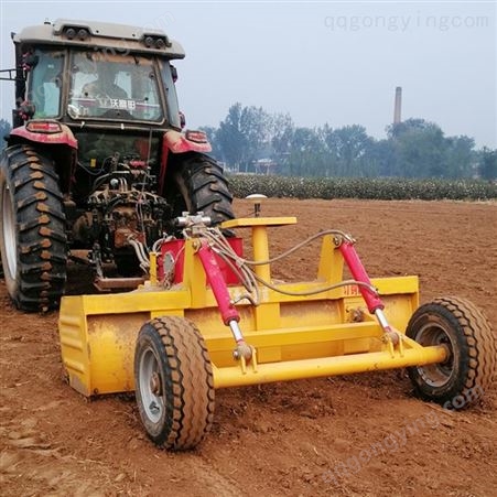 Rugby410/CL3000土地耕整激光平地机 拖拉机牵引式土壤平整机 大面积耕整平机