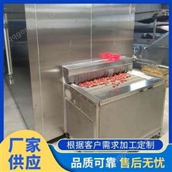 隧道式速冻机 海产鱼水饺馄饨速冻设备 全自动隧道冷冻机