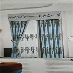学校窗帘定做 学校窗帘安装 全遮光布艺窗帘 免费测量